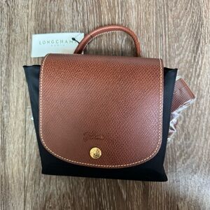 Longchamp Le Pliage black nylon Backpack